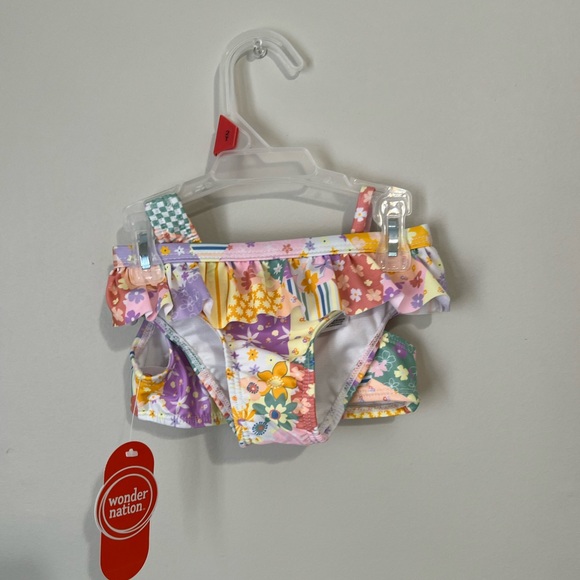 Wonder Nation Toddler Two-Piece Swimsuit Size 2T NWT - Picture 7 of 9
